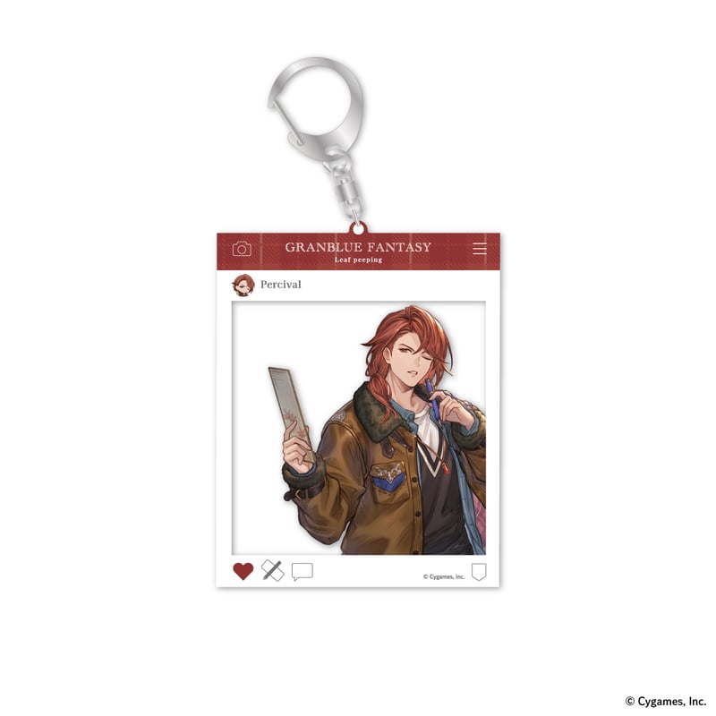 グランブルーファンタジー Leaf peeping SNS風アクリルキーホルダー