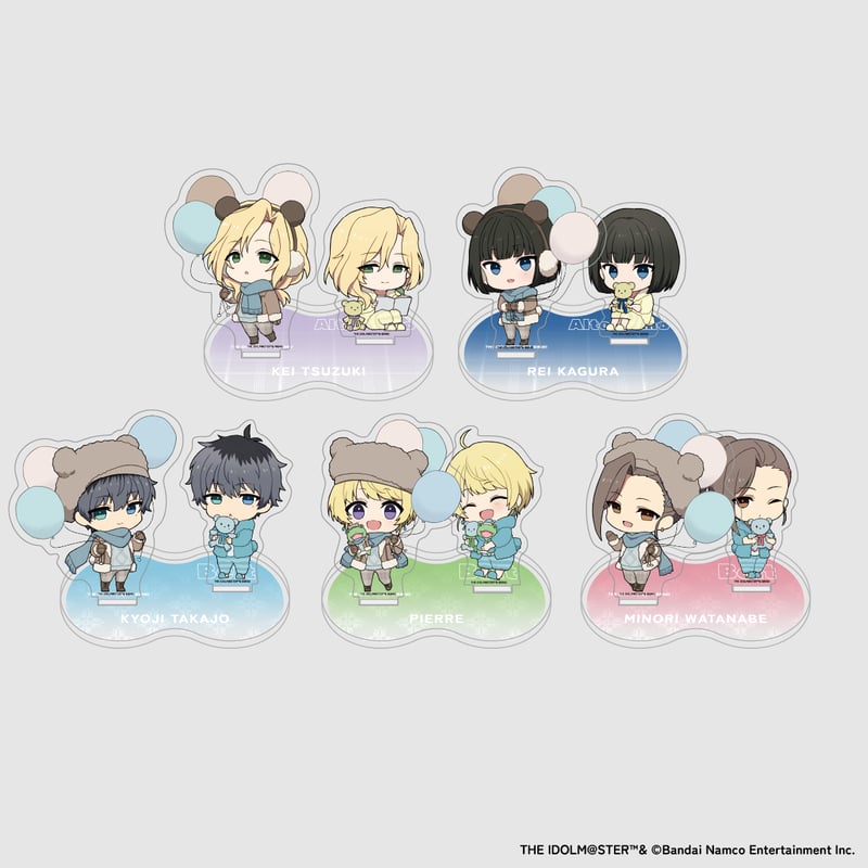 アイドルマスター SideM Winter Bears トレーディングペアアクリル