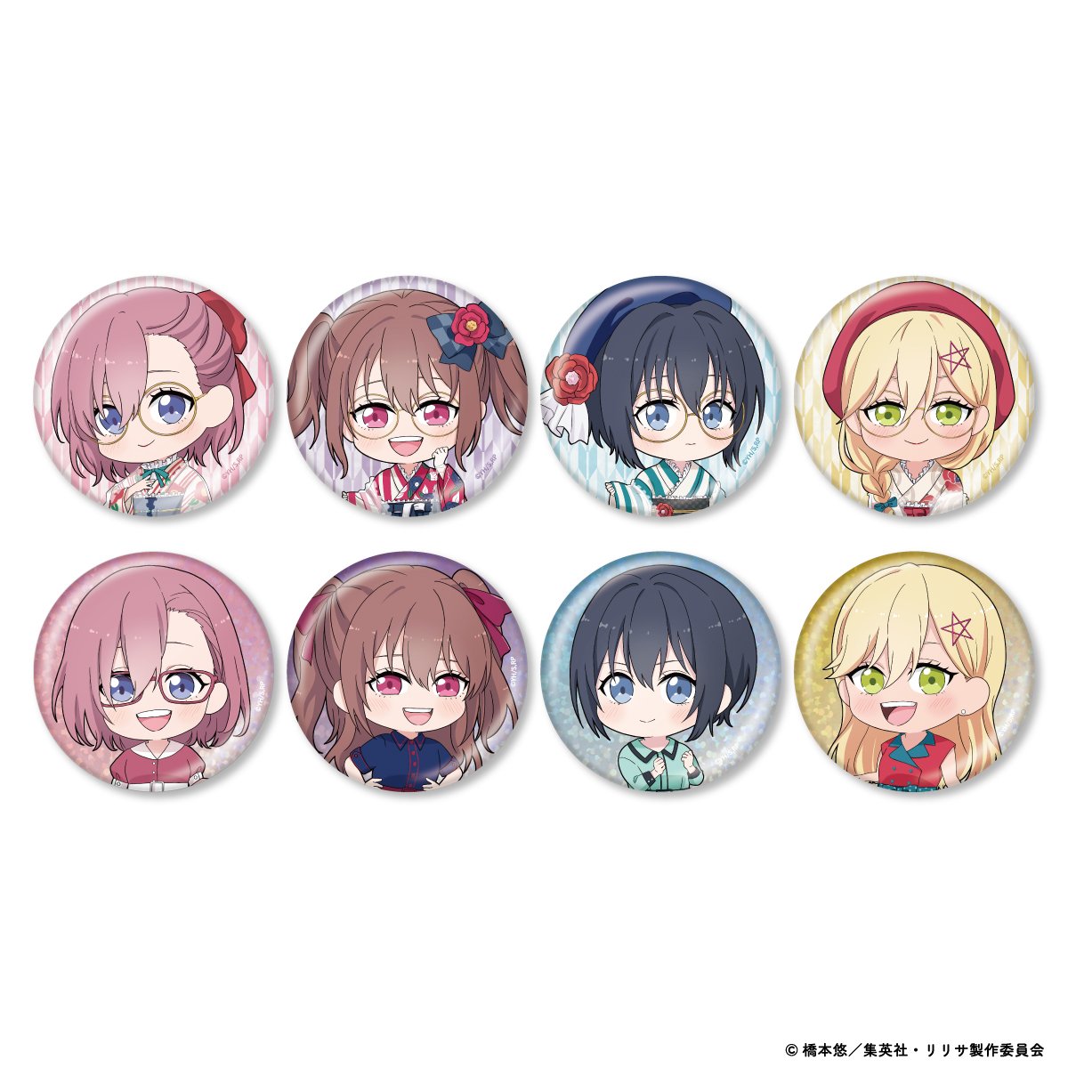 2.5次元の誘惑 ハイカラおでかけ♡ リリサ ホログラム缶バッジ 缶バ にごリリ TVアニメ「2.5次元の誘惑」ハイカラおでかけ♡ トレーディング