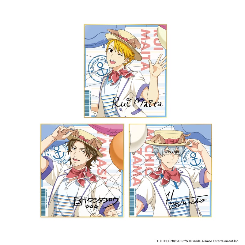 アイドルマスター SideM Summer Doggie トレーディング色紙（全6