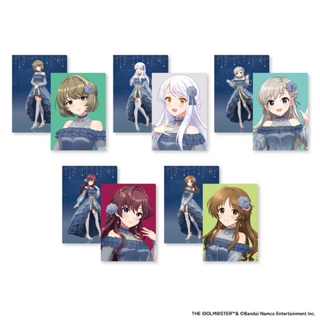 アイドルマスター シンデレラガールズ Light at Night A4クリアファイルセット（全5種）
