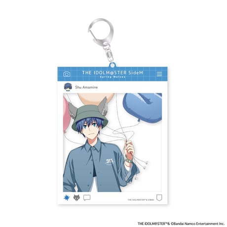 アイドルマスター SideM Spring Wolves トレーディングSNS風アクリルキーホルダー（全6種）