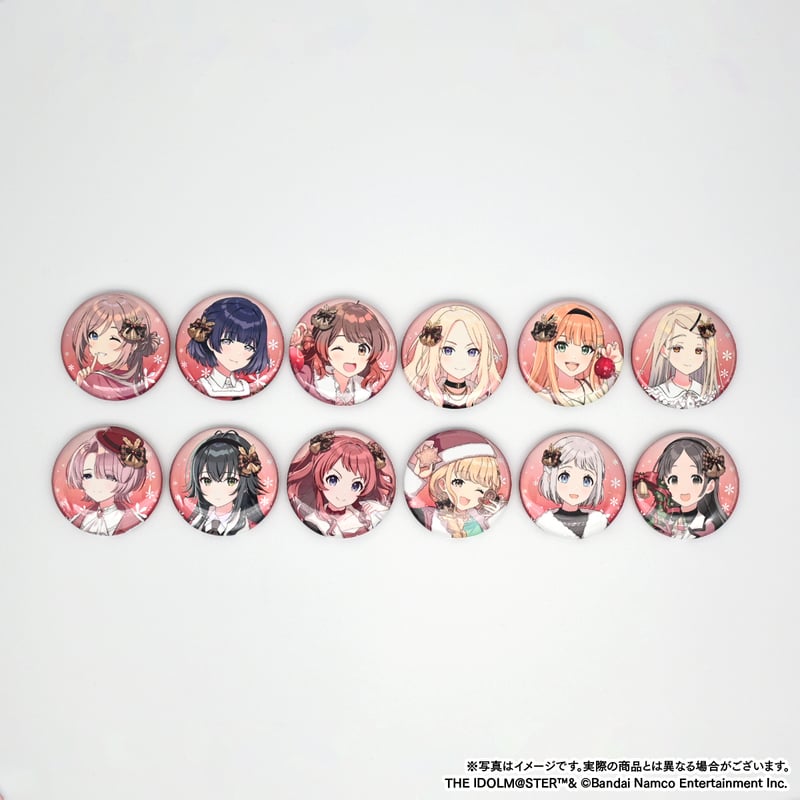 学園アイドルマスター fête de Noël トレーディングホログラム缶バッジ