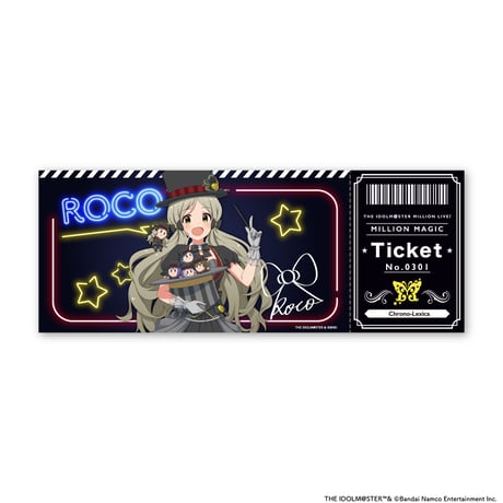 THE IDOLM@STER MILLION LIVE! MILLION MAGIC ホログラム風チケットカード（全5種）