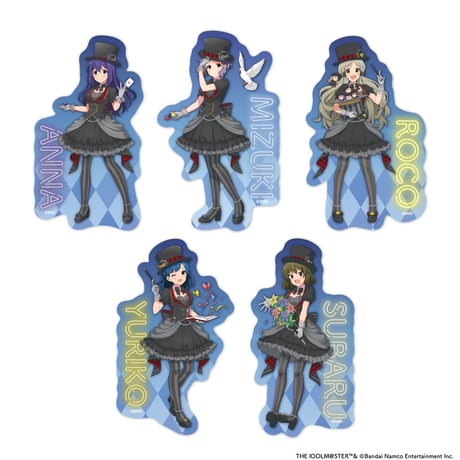 THE IDOLM@STER MILLION LIVE! MILLION MAGIC ステッカー（全5種）