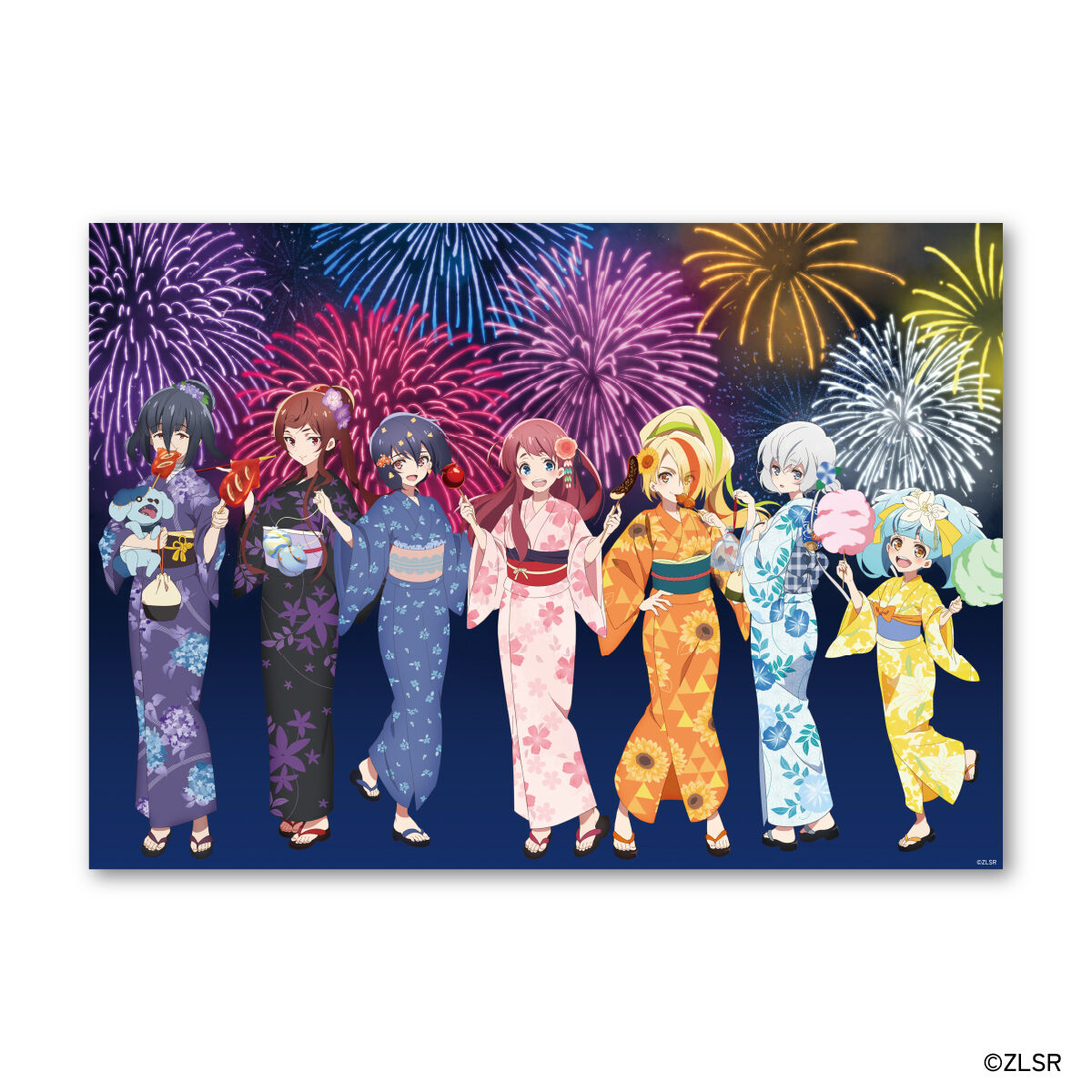 即購入可】ゾンビランドサガ キャストサイン入りポスター