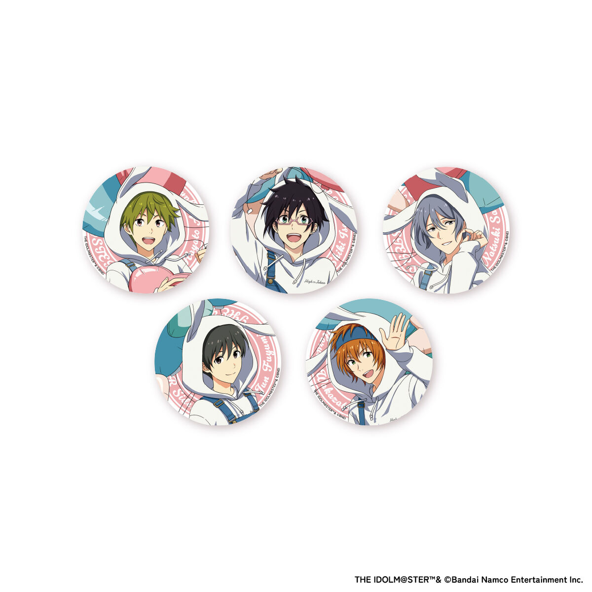 アイドルマスター SideM Spring Rabbits トレーディングホログラム缶