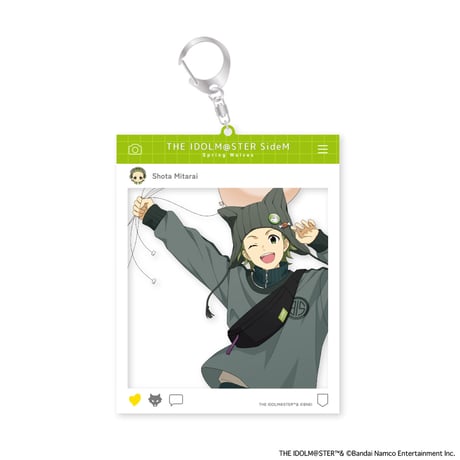 アイドルマスター SideM Spring Wolves トレーディングSNS風アクリルキーホルダー（全6種）