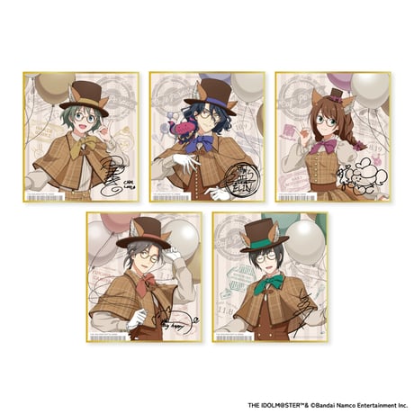 アイドルマスター SideM Autumn Foxes トレーディング色紙（全5種・ランダム）