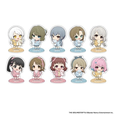 アイドルマスター シンデレラガールズ Light at Night トレーディングデフォルメアクリルスタンドA（全10種・ランダム）