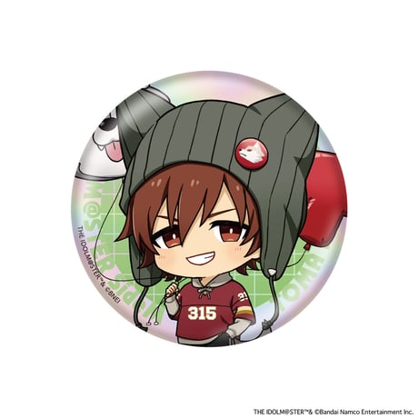 アイドルマスター SideM Spring Wolves トレーディングホログラムミニキャラ缶バッジA（ホログラム仕様・全11種・ランダム）