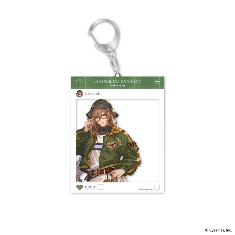 グランブルーファンタジー Leaf peeping SNS風アクリルキーホルダー