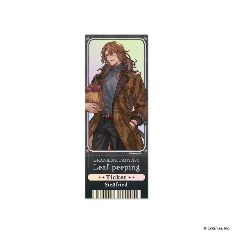 グランブルーファンタジー Leaf peeping ホログラム風チケットカード