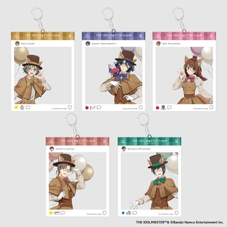 アイドルマスター SideM Autumn Foxes トレーディングSNS風アクリルキーホルダー（全5種・ランダム）
