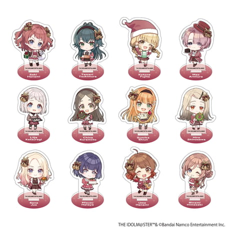 学園アイドルマスター 初星学園 入学準備フェア トレーディングミニキャラアクリルスタンドA （全12種・BOX）