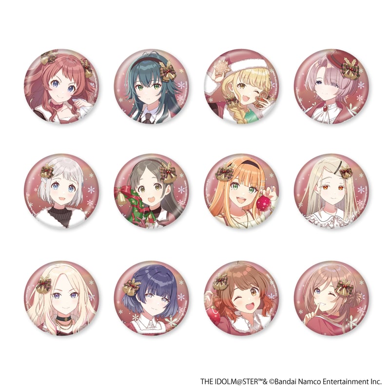 学園アイドルマスター fête de Noël トレーディングホログラム缶バッジ