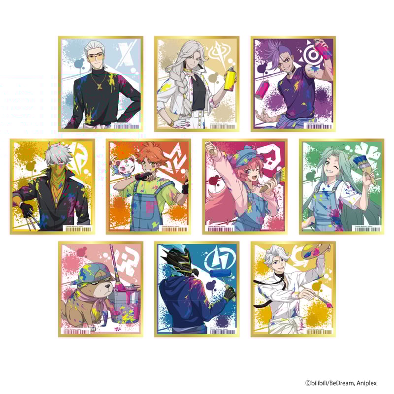 アニメ「TO BE HERO X」 VIVID×PAINT トレーディング色紙（全10