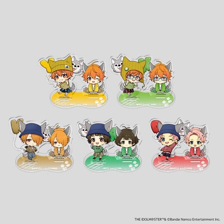 アイドルマスター SideM Spring Wolves トレーディングペアアクリルスタンドB（全5種・ランダム）