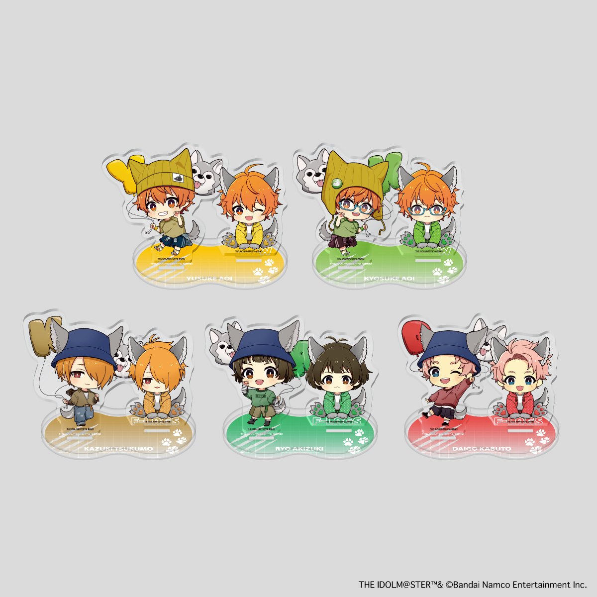 アイドルマスター SideM Spring Wolves トレーディングペアアクリル