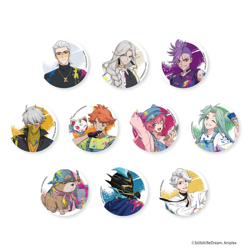 TO BE HERO X 場面写ホログラム缶バッジ 5個 黙殺 B 場面写缶バッジ - GOODS | TVアニメ「TO BE HERO X」公式サイト