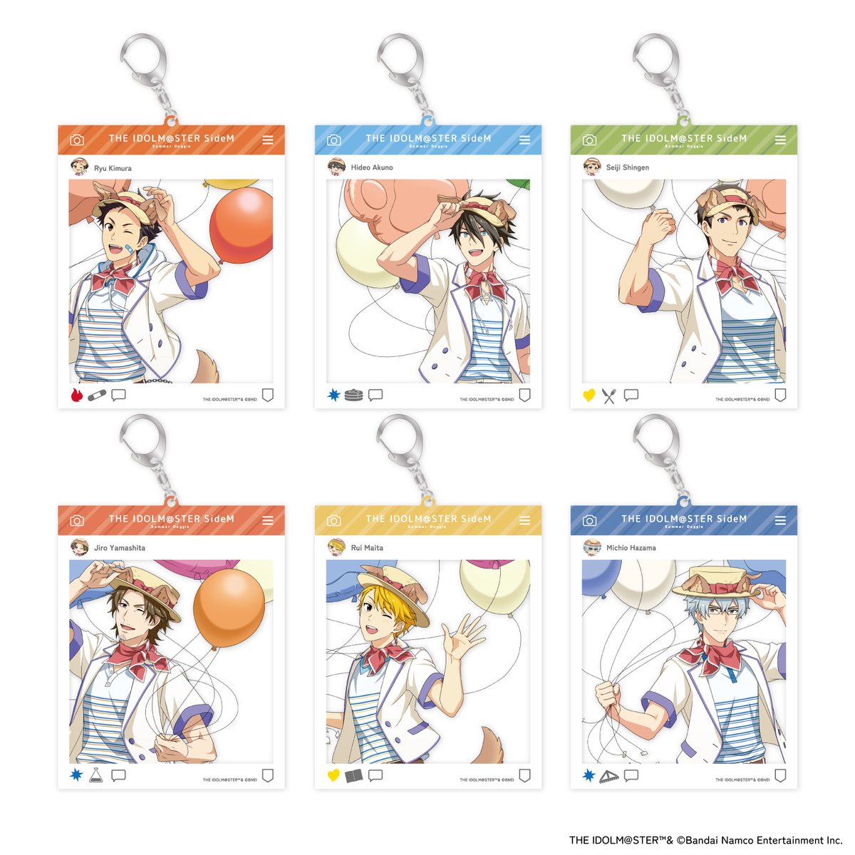 アイドルマスター SideM Summer Doggie トレーディングSNS風