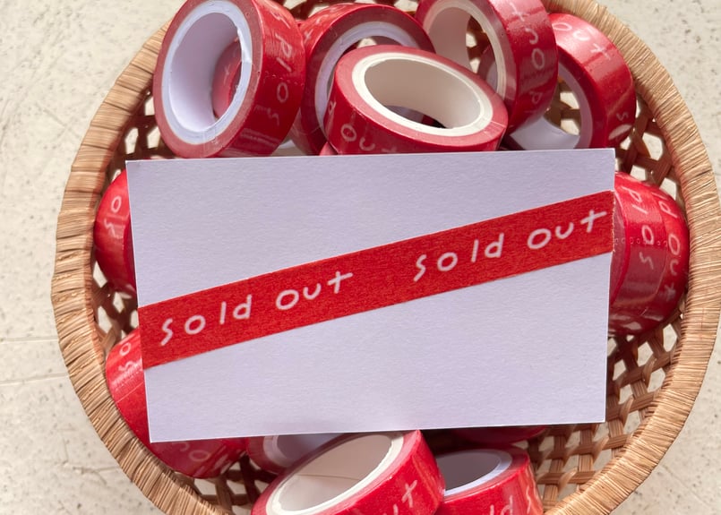 てがみと文字Fluke オリジナルマスキングテープ | てがみと文字Fluke