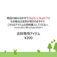 送料専用アイテム（2kg以上5㎏以下）