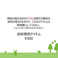 送料専用アイテム（5㎏以上）