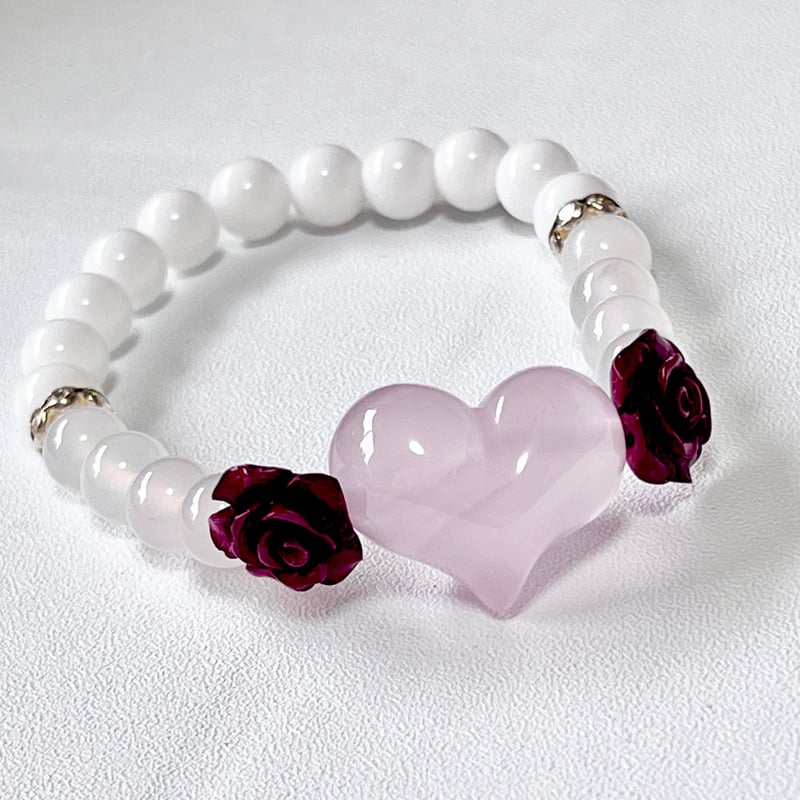 ラリマーの夏ブレスとブルーアゲートブレス ラリマーブルーアゲート