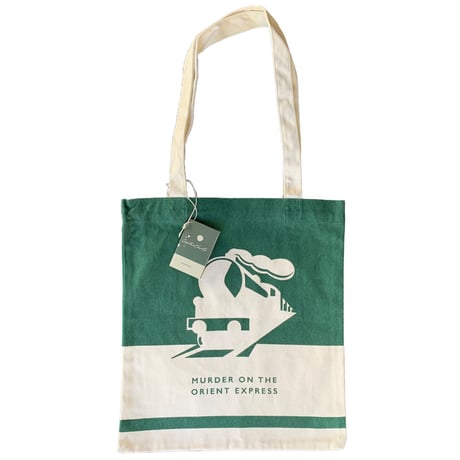 Agatha Christie Murder On The Orient Express Dark Green Cloth Bag