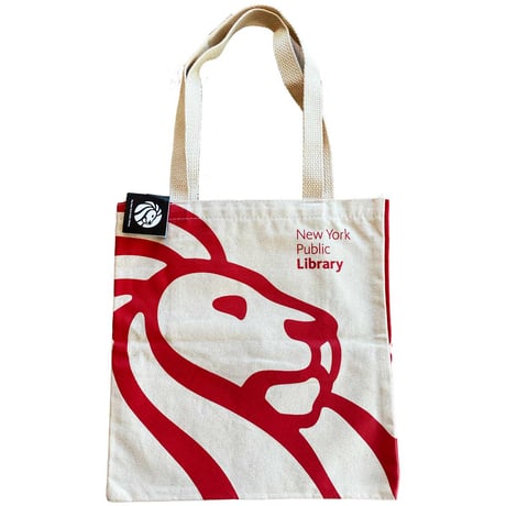 NY Public Library NYPL Dickens Tote Bag（RED）