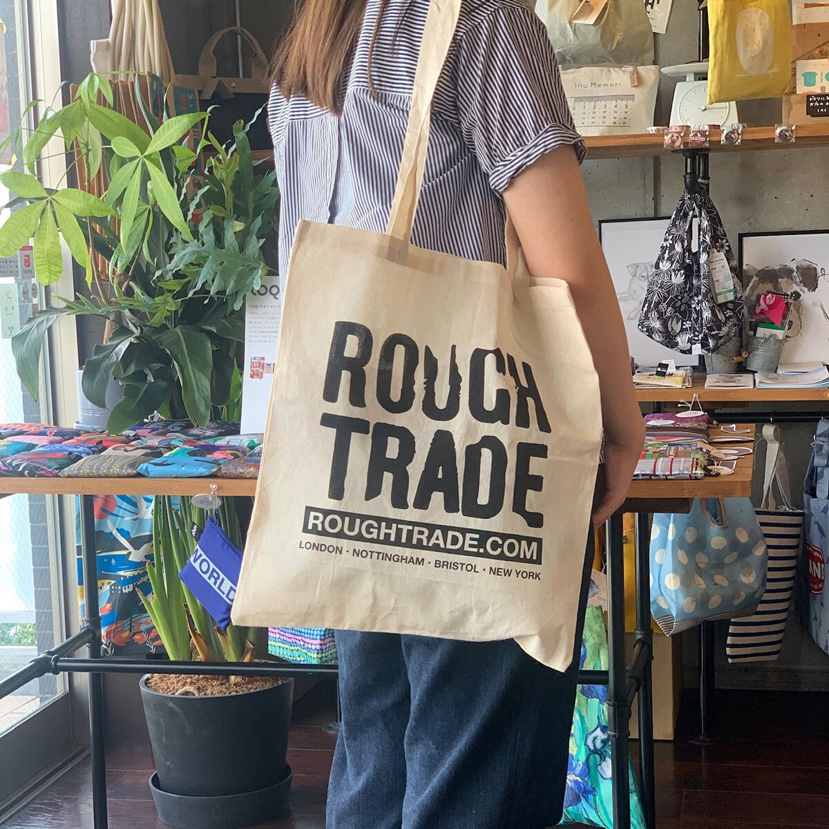 Rough Trade Tote Bag - Natural | chuff online S