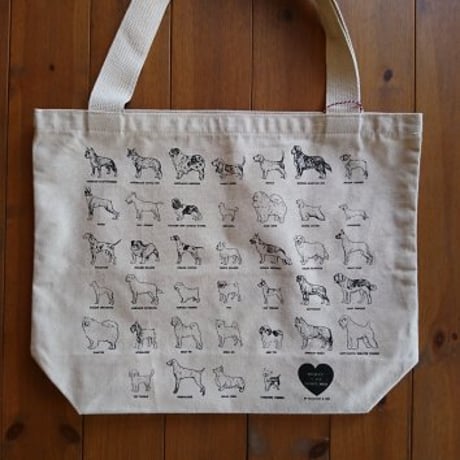 Milltown Brand Big Tote "RESCUE" IS OUR FAVORITE BERED