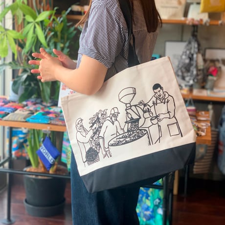People of Coffee Tote Bag