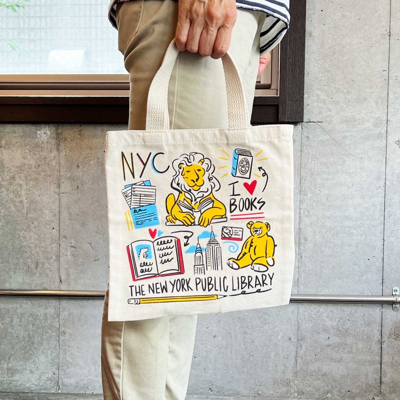 NY Public Library NYPL Kids Mini Tote Bag | chu
