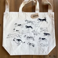 Milltown Brand Big Tote Dogs Run