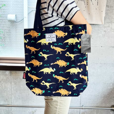 TOTE BAG DINOSAURS READING
