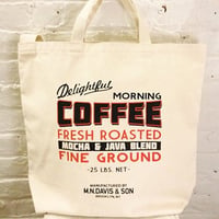 Milltown Brand Big  Tote COFFEE