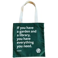 NY Public Library NYPL Cicero Tote Bag （HUNTER GREEN）
