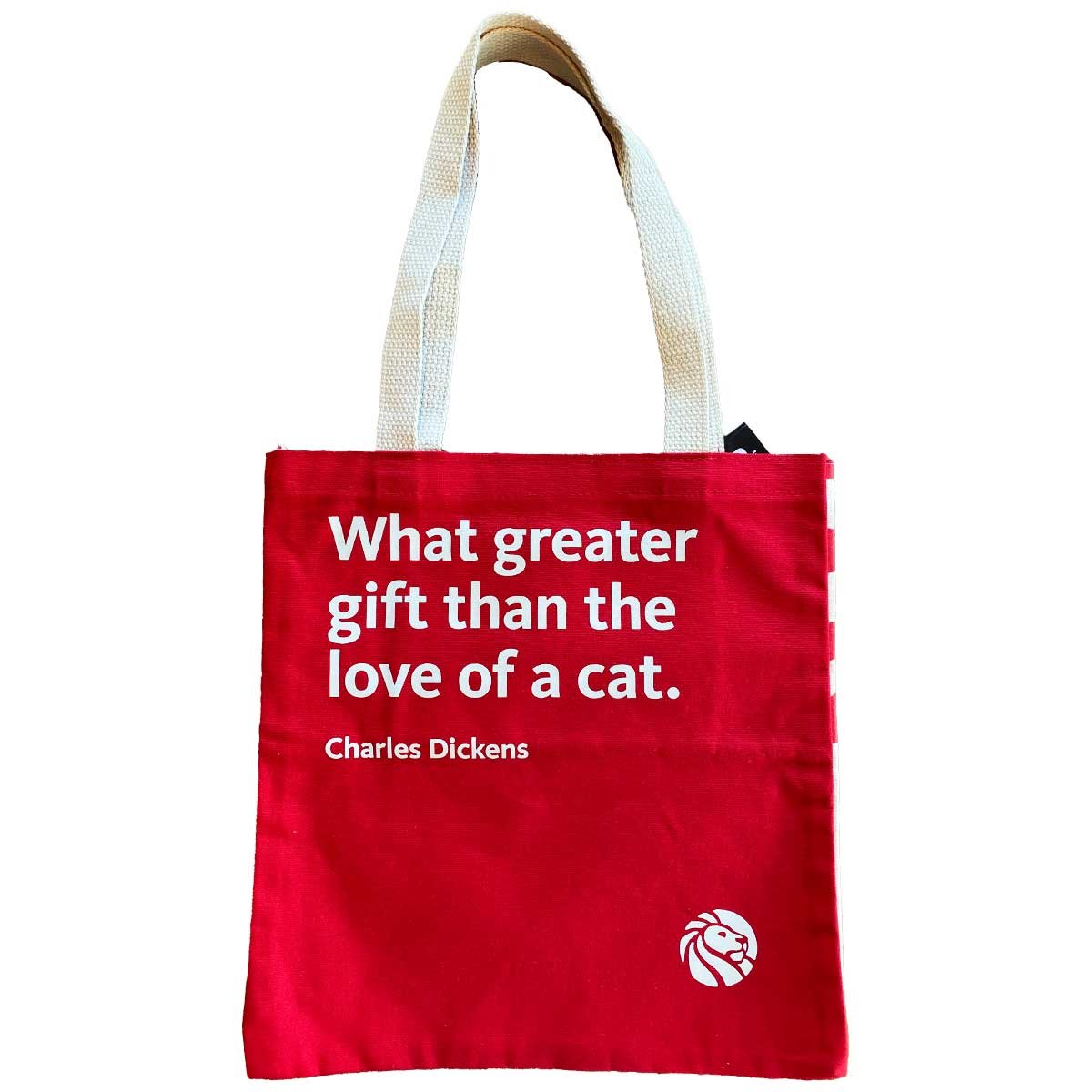 NY Public Library NYPL Dickens Tote Bag（RED） |