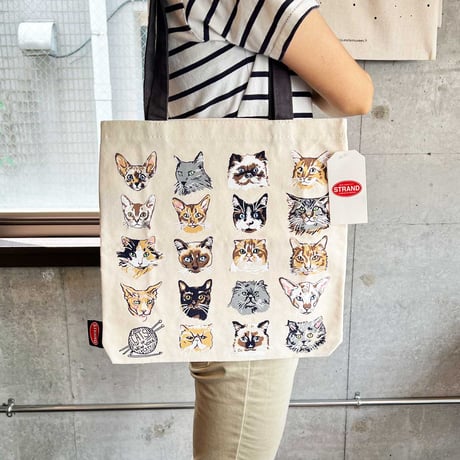 STRAND TOTE Grey Cats of NYC