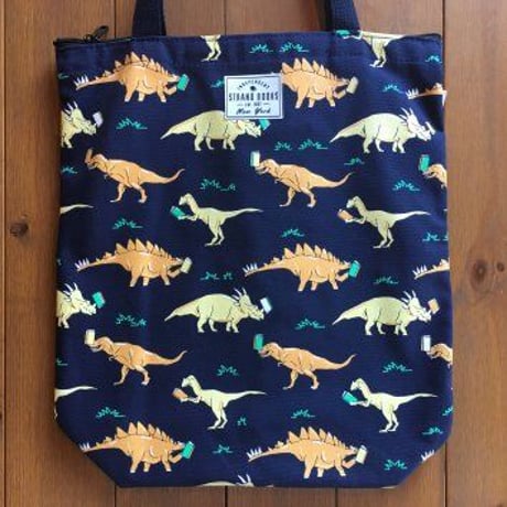 TOTE BAG DINOSAURS READING