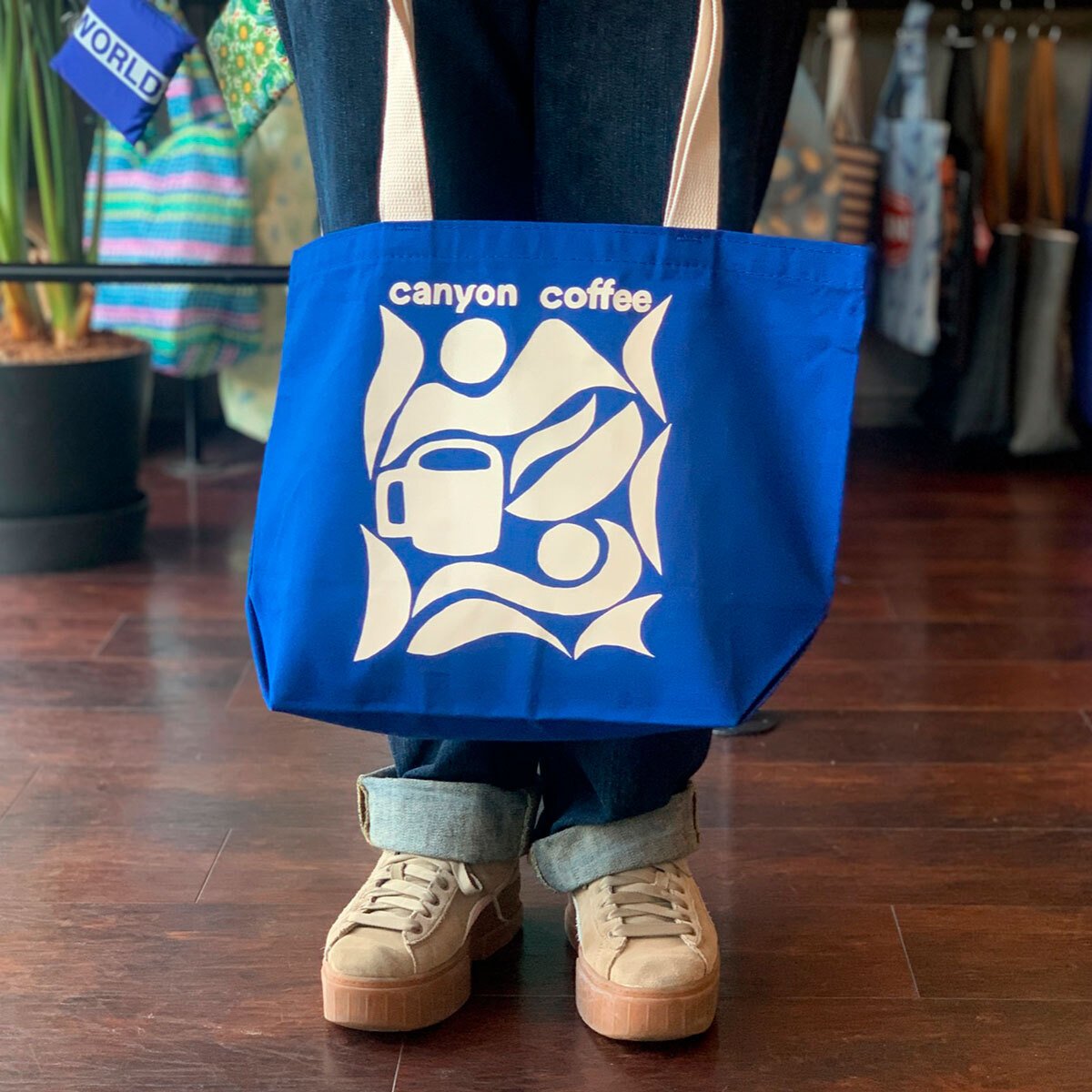 The Canyon Blue Tote | chuff online STORE