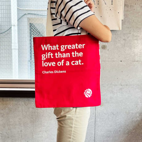 NY Public Library NYPL Dickens Tote Bag（RED）