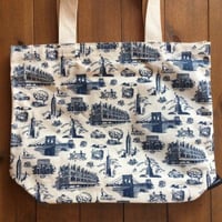 TOTE BAG STRAND CITY TOILE