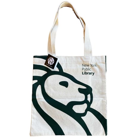 NY Public Library NYPL Cicero Tote Bag （HUNTER GREEN）