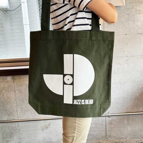 JAZZ IS DEAD JAZZ IS DEAD TOTE BAG - OLIVE
