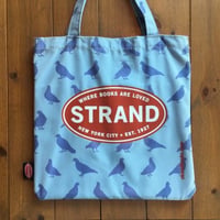 STRAND TOTE All Over Pigeons