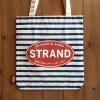 STRAND TOTE BLUE STRIPED
