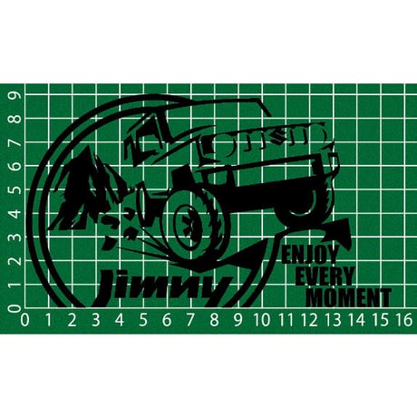 ジムニー jimnyステッカー黒